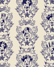 Flavor Paper Shore Leave Wallpaper - Cobalt Blue picture