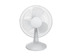 Mainstays 12-Inch White Table Fan with Adjustable Speeds and Oscillation picture