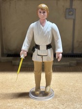 Luke Skywalker Farmboy DARK BROWN HAIR 100% Complete Star Wars 1977 Kenner picture