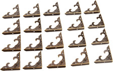 20Pcs Antique Bronze Metal Box Corner Protectors, 1.18