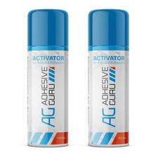 Adhesive Guru Accelerator Spray (2 x 13.5 fl oz) Aerosol Activator for CA Glues picture