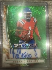 KAMARIO TAYLOR 2026 LEAF OPTICHROME Auto GREEN SHIMMER 1/3 picture