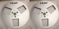 One Pair Silver TAPE REEL TEAC 7