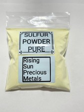 Sulfur Powder - High Purity (99.5%)  1/2 lb. quantity -  picture