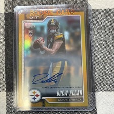 2026 TRUE GOLD Topps Flagship RC Drew Allar SP 20/50 On Card Auto Priced To Go picture