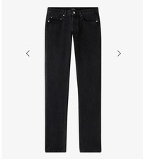 A.P.C. - New Standard mid-rise straight leg jeans - Black - 36/30 picture