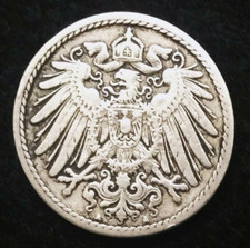 Germany 5 Pfennigs 1890-1915 Coin | German Empire | Collectible Historic picture