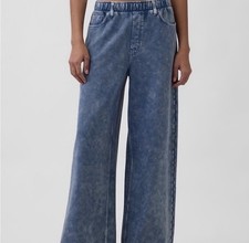 NWOT Gap Sweatpant Jeans French Terry Women's Size S picture