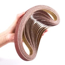 27PCS Sanding Belt 1 x 30 in 60 80 100 120 150-400 Grit Sander Belts Sandpaper picture