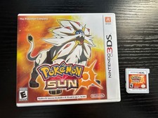 Pokemon Sun Nintendo 3DS - CIB - TESTED - ALL INSERTS picture