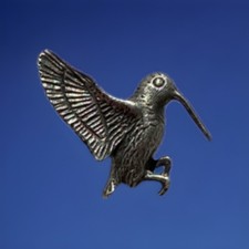 Vintage VTG Sterling Silver Sid Bell Hummingbird Tie Tack Pin picture