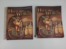 Abeka Grade 7 - History of the World Teacher Edition & Student Textbook Lot picture