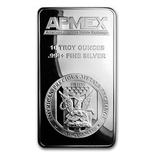 10 oz Silver Bar APMEX .999 Fine picture