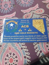 1/4-Grain 22 k Nevada Gold Nugget – ACB Certified,  picture