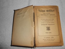 VINTAGE 1909 CZECK BIBLE - VECNA MOLITEV picture