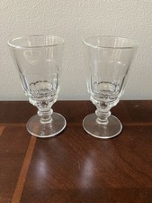 La Rochere France Absinthe SET OF 2 Wine Glasses Water Goblets 6.5