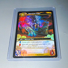 World of Warcraft TCG Spectral Tiger Ally Blizzard LOOT Outland Loot Foil picture