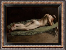 Hand Painted Original Oil Painting art young male Nude On Canvas 24