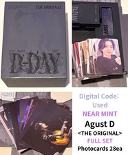 BTS Official SUGA Agust D TOUR D-DAY The Original Full Set Digital Code Used OOP picture