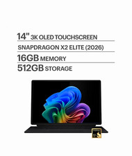 ASUS ProArt 14in 3K OLED Touch Snapdragon X2 Elite 16GB 512GB Win11 Black picture