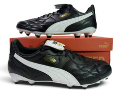 PUMA King Top FG/AG Mens Soccer Cleats Black Gold 109034 02 Boots Men's 9.5 picture