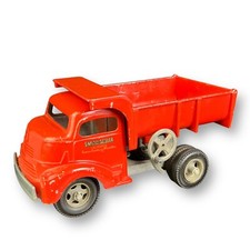 1950’s Smith Miller GMC Red Scoop Dump Truck Pressed Steel #109 picture