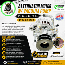 27060-54380 Alternator Motor 2L 2L-II 2L-TE 3L With Vacuum Pump For Toyota HIACE picture