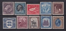 Cyprus GV 1928 Set MM. SG123 - 132. Cat £300 picture