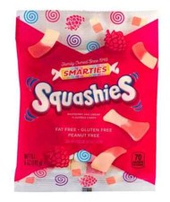 Smarties Squashies Raspberry & Cream Flavor - 5oz - 1 Bag 2 Bags or 3 Bags picture