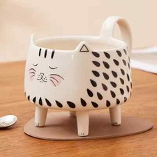 [CLEARANCE] Cute Cat Mug with Four Legs Creative Gift Ceramic Cup 350 ml picture