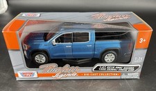 MOTORMAX 79362 2019 GMC SIERRA 1500 DENALI CREW CAB 1/27 DIECAST MODEL BLUE picture