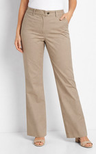 Dressbarn Pants Women's Trousers Beige Size 16 Average NWT picture