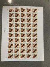 USPS American Kestrel Bird Stamp Sheet Block of 50 Stamps MNH picture