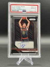 2018-19 Panini Prizm Trae Young Rookie Signatures RC Auto PSA 10 GEM MINT Hawks picture