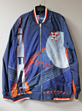 New MLB Houston Astros city edition embroidered zip up poly jacket men's XL picture
