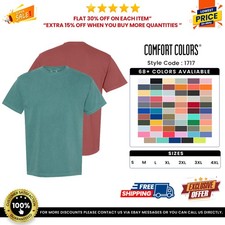 Comfort Colors C1717 Unisex Cotton Short Sleeves Crew Neck Heavyweight T-Shirt picture