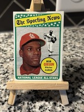 1969 Topps Baseball - The Sporting News All Star Selection Bob Gibson #432 picture