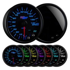 GlowShift In-Dash 140 MPH Speedometer Gauge Kit 3-3/4