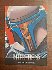 2016 Star Wars Card Trader-Jango Fett/Mace W #R-3 | Reflections (Physical Card) picture