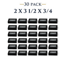 30 Pack of 2 x 3 1/2  x 3/4 Riker Display Cases Boxes for Collectibles and Coins picture