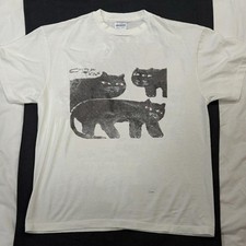 90s Cocteau Twins T-Shirt White Short Sleeve tee Rare Design picture