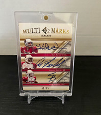 Upper Deck SP Threads Multi Marks Triple Warner Boldin Breaston Auto /15 MM3-KWA picture