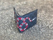 Gucci GG Supreme Kingsnake Black Men's Bi-Fold Wallet picture