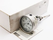 WIKA 14107961 S73.100/2 0...250°C L1 = 100x8mm Gas Pressure Thermometer -Unused/Original Packaging- picture