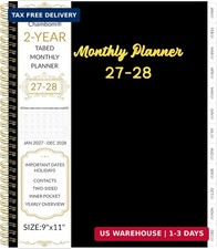 2027-2028 Monthly Planner, 2 Year Monthly Planner/Calendar 2027-2028, Jan 2027 - picture