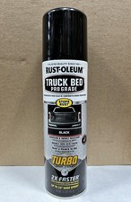 Rust-Oleum PRO GRADE Black 16.5oz Truck Bed TURBO Spray (pack of 2) picture