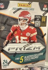 2025 PANINI PRIZM FOOTBALL FACTORY SEALED BLASTER BOX 5 EXCLUSIVE DISCO JS14 picture