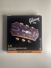 Rare Gibson L-5 Pure Nickel Wound Guitar Strings, SEG-900M, 2 Sealed Sets, NOS picture
