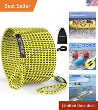 4-6K 60FT Boat Tow Rope for Tubing, Fits 1-4 Person Towable Tubes Boating, He... picture