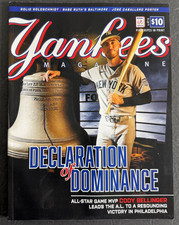 New York Yankees Magazine August 2026 Cody Bellinger , Cam Schlittler , Ben Rice picture